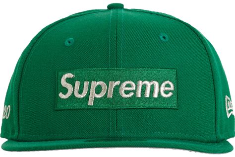 Supreme M Metallic Box Logo New Era Green 